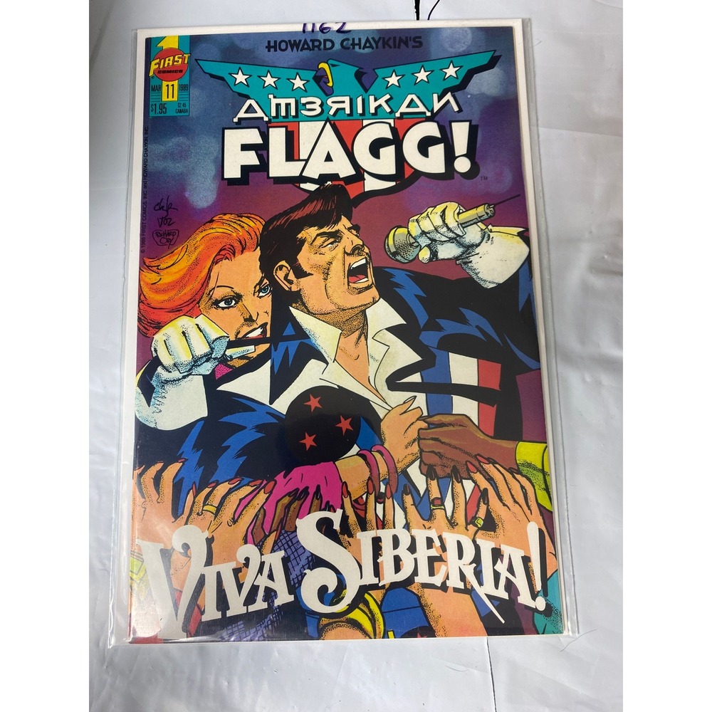 American Flagg! 11 Viva Siberia Howard Chaykin First Comics 1989 Copper